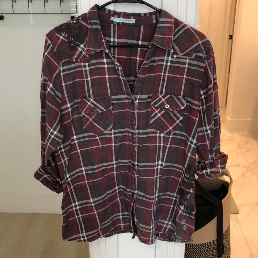 Button down flannel